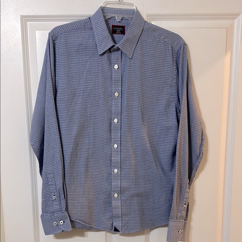 UNTUCKit  Men's Blue  Dress‎ Shirt